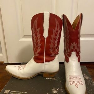 Dingo Red & White Boots
